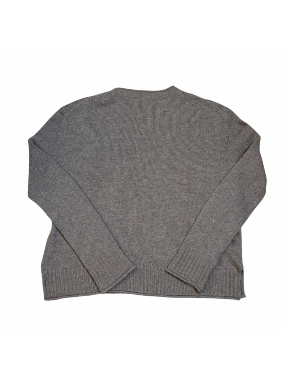 Jenni Kayne Everyday Sweater Taupe Wool Cashmere Blend Knit Pullover Quiet Lux - Picture 7 of 9